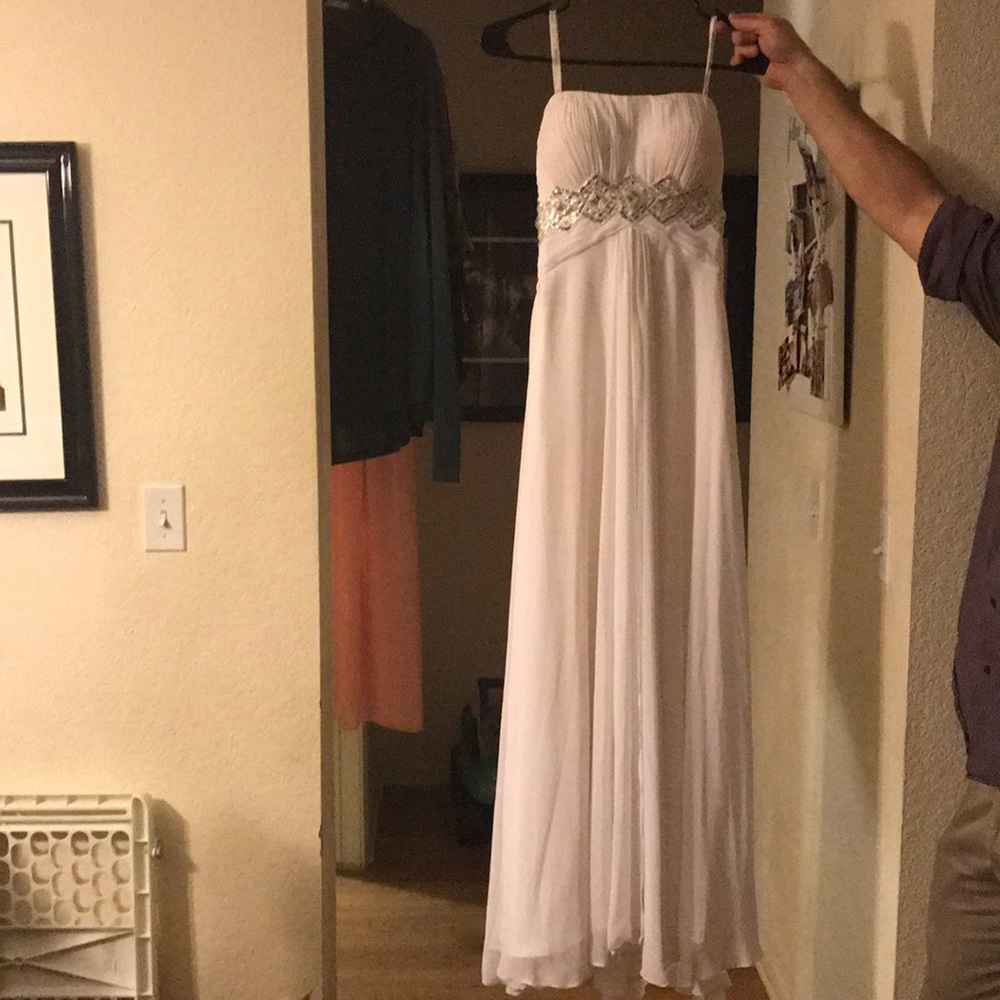 White Prom dress
