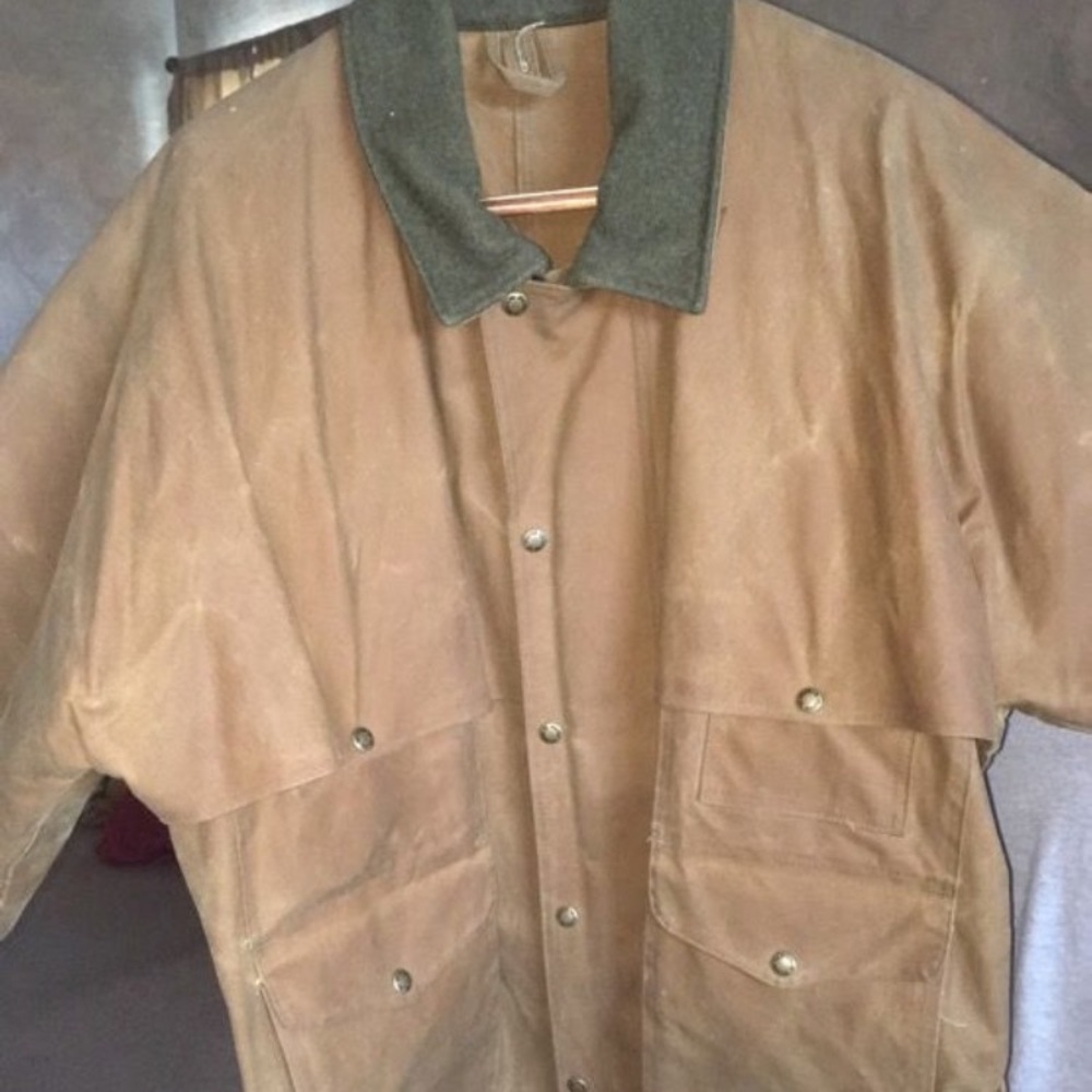 Double tin cloth packer coat