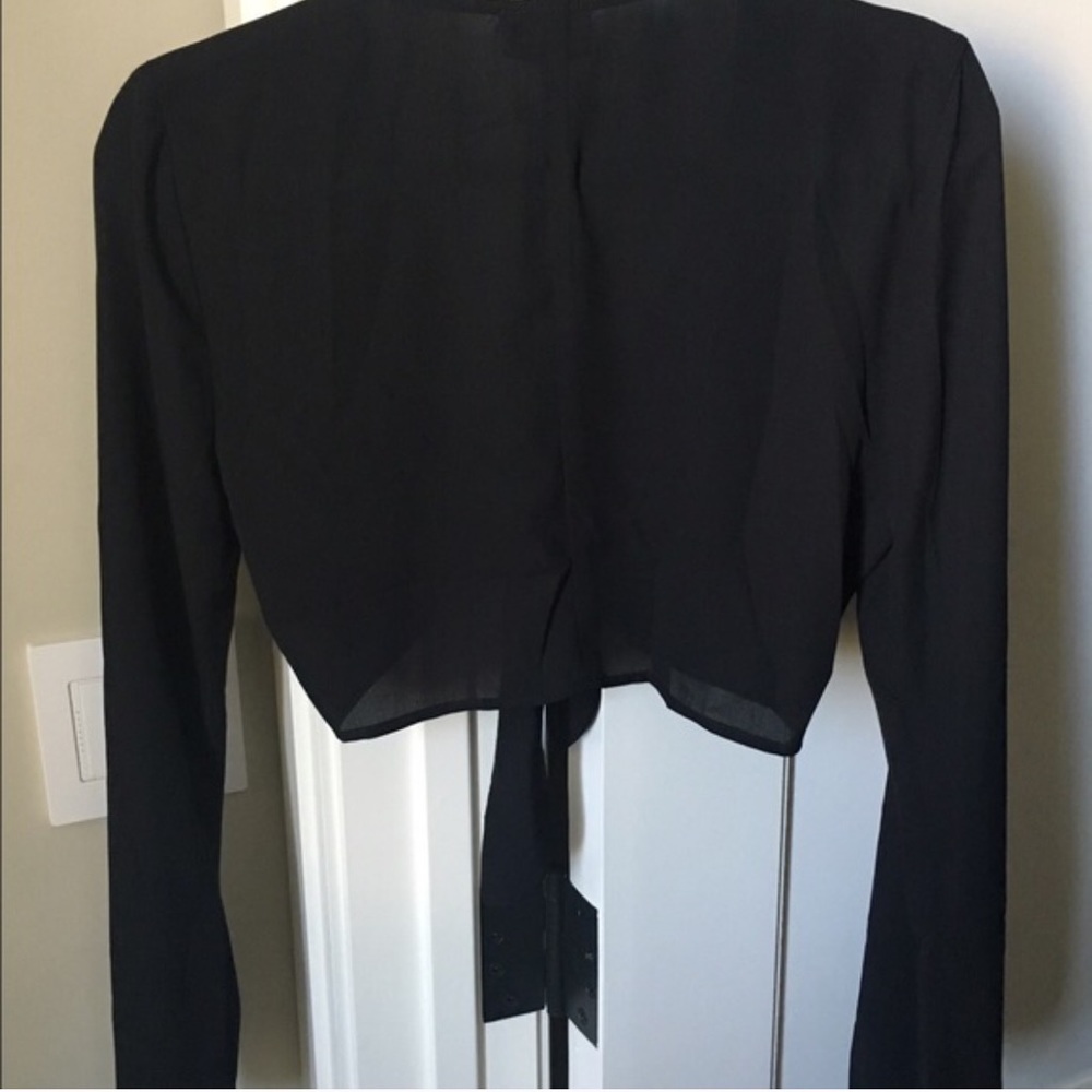 NWT Show Me Your MuMu tie crop top - Picture 3 of 4