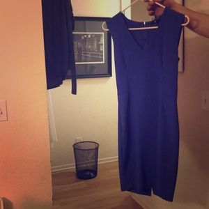 Blue cocktail dress