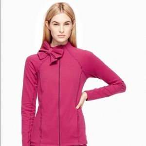 kate spade x Beyond Yoga Neck Bow Jacket
