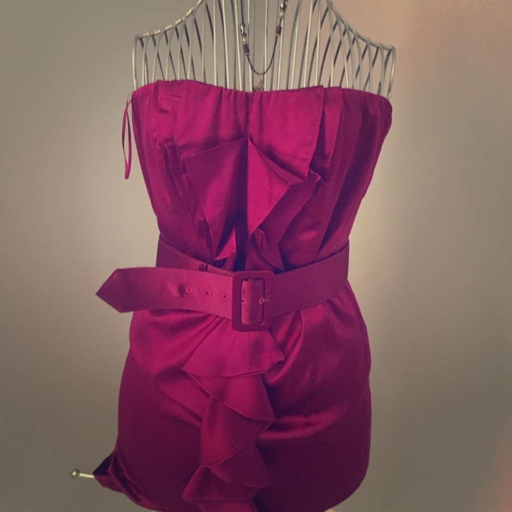 Strapless cocktail or evening  dress