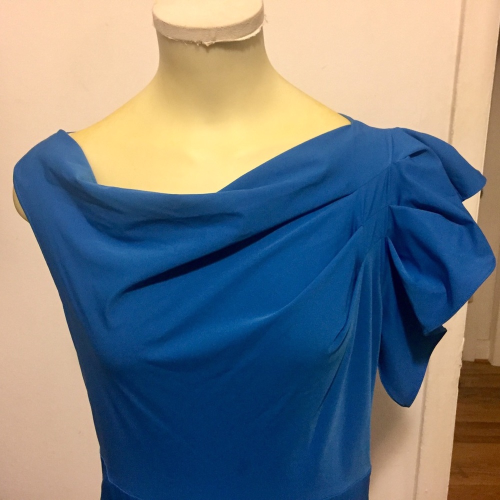 Diane Von Furstenberg blue stretch dress
