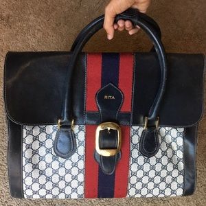 Stunning Vintage 1960 Gucci Weekend Bag