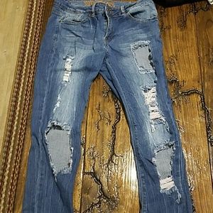 Torn up VIP jeans 9/10