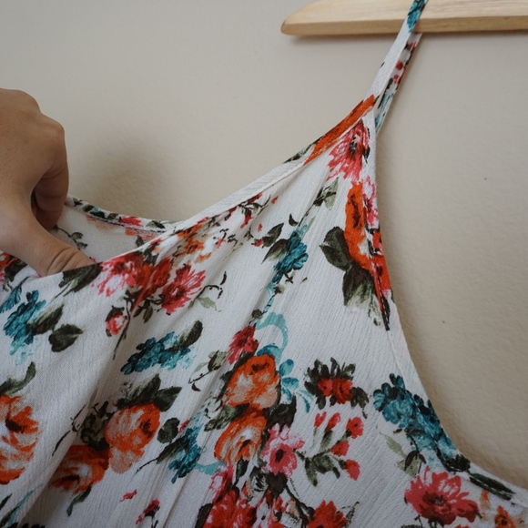 Floral Flare Sleeve Dress - Picture 3 of 3
