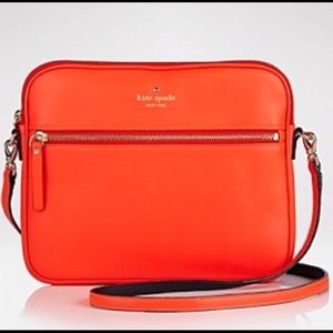EUC! Kate Spade Bryce Bag Crossbody Neon Orange