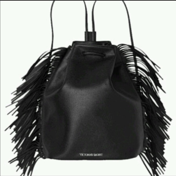 Two Victoria Secret Fringe Bags...Tote & BackPack - Picture 3 of 6