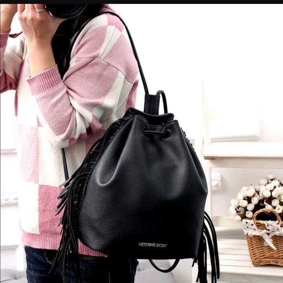 Two Victoria Secret Fringe Bags...Tote & BackPack - Picture 6 of 6