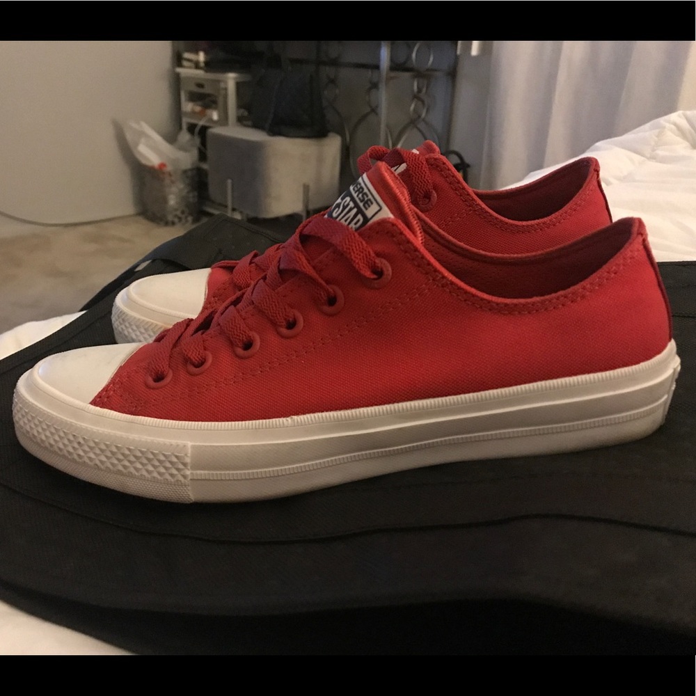 Chuck Taylors II Converse Red Sneakers 8