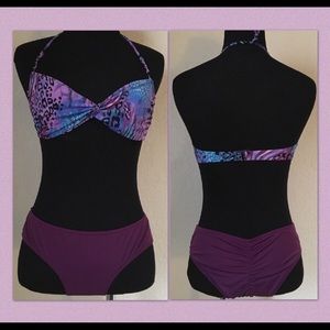 🍑 Victoria's Secret Purple Cheeky Swim Bottoms