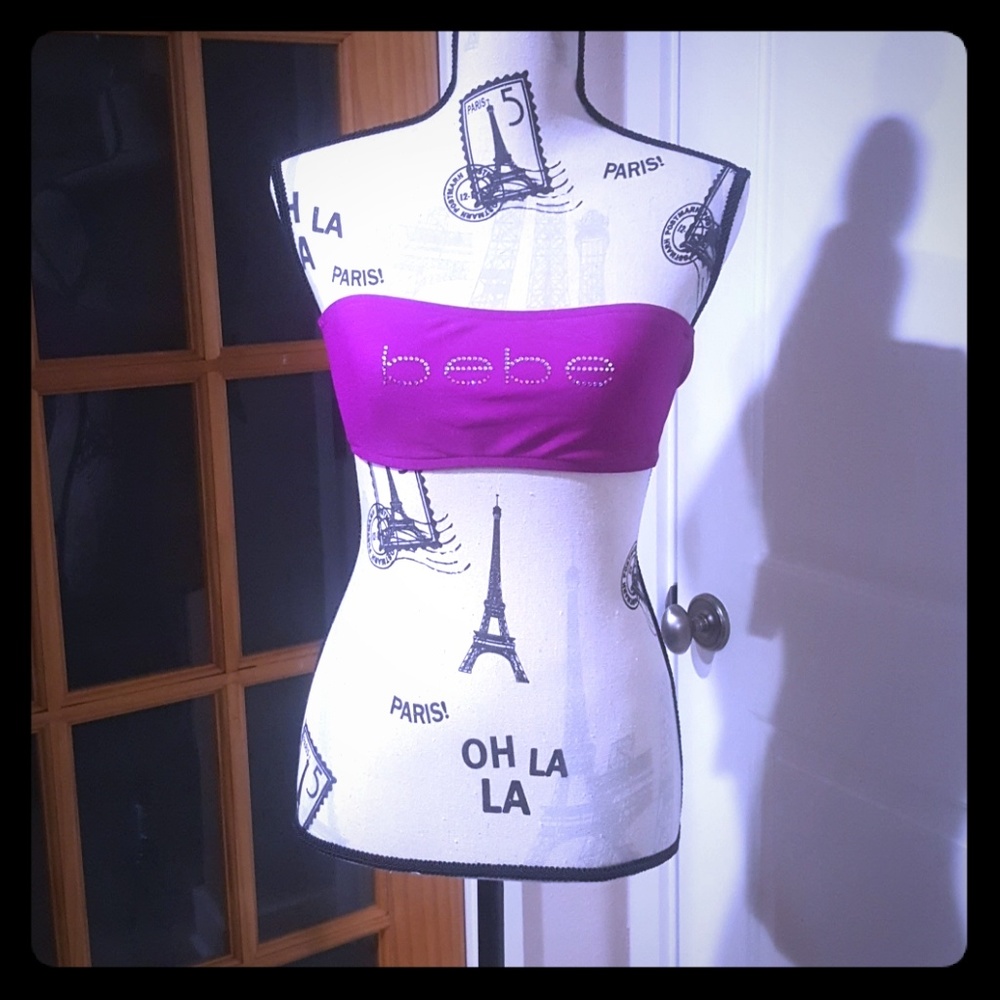 Bebe bikini strapless top