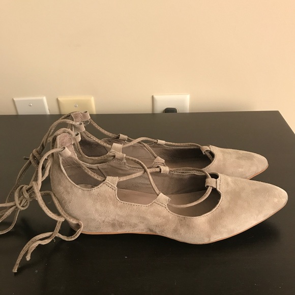 Jeffrey Campbell Lace Up Flats - Picture 4 of 5