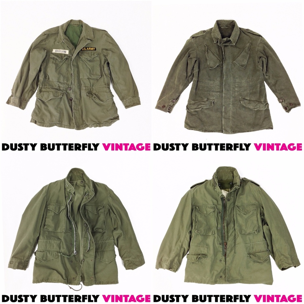 SNEAK PEEK! VINTAGE 50s-70s ARMY FIELD JACKETS