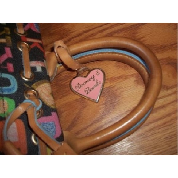 Dooney and Burke monogrammed bag - Picture 2 of 2