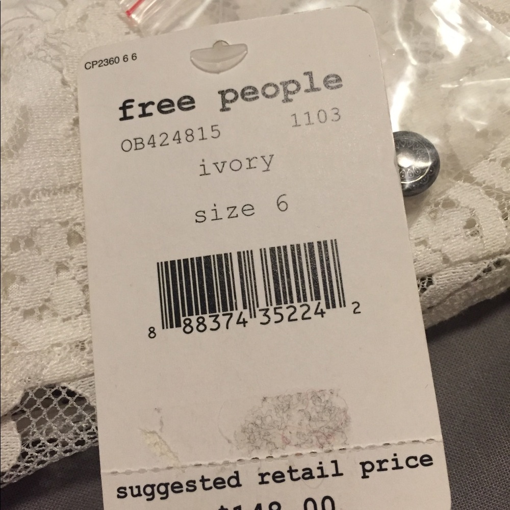 Free People Verushka Lace dress. Sz 6 BNWT