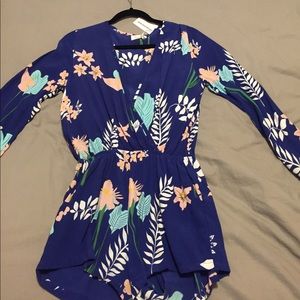 Ava Sky Jumper Jayna in Navy Floral sz xs