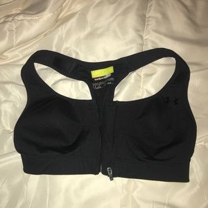 Under Armour Zip-Up Sports Bra