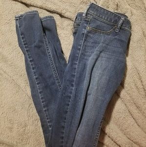 Hollister dark blue skinny jeans