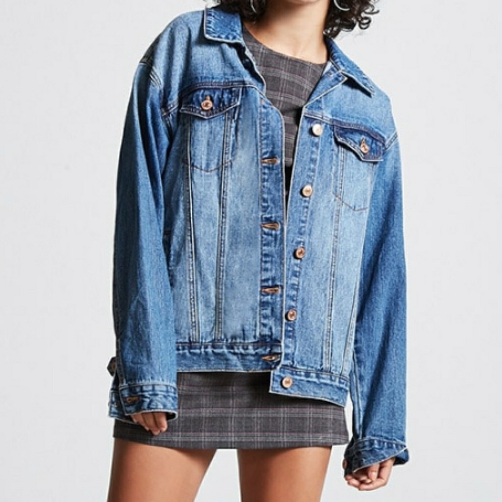 Forever 21 Premium Wash Denim Jacket