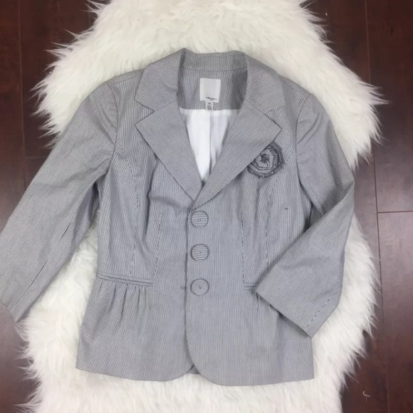 Halogen Jackets & Blazers - Halogen Nordstrom Striped Pleated Blazer Jacket