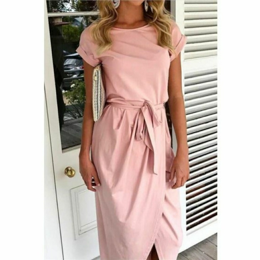 T-shirt wrap dress