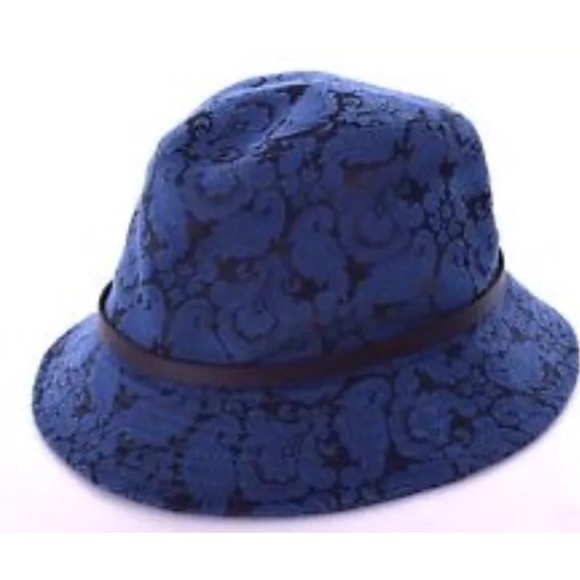 EUGENIA KIM ANTHROPOLOGIE PAISLEY RORY ALT HAT - Picture 1 of 3
