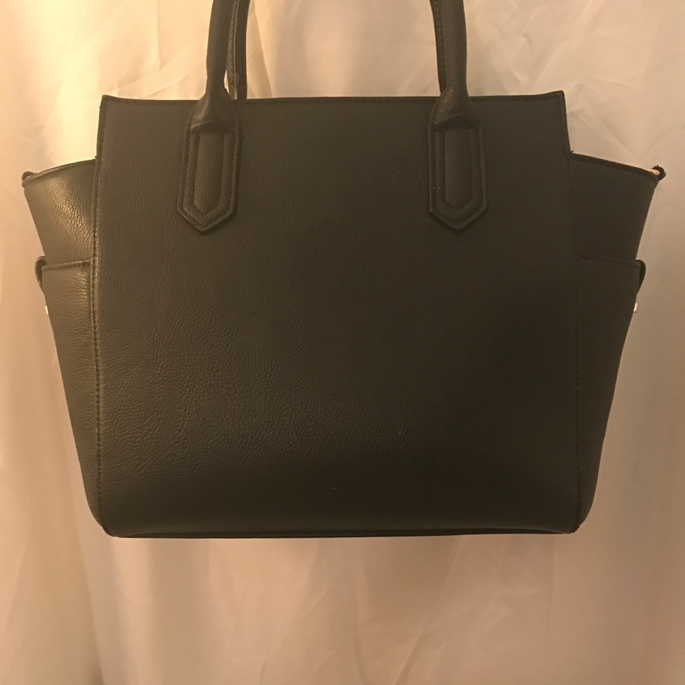 YSTRDY Black Satchel Handbag