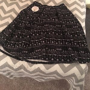 Black and White Skirt