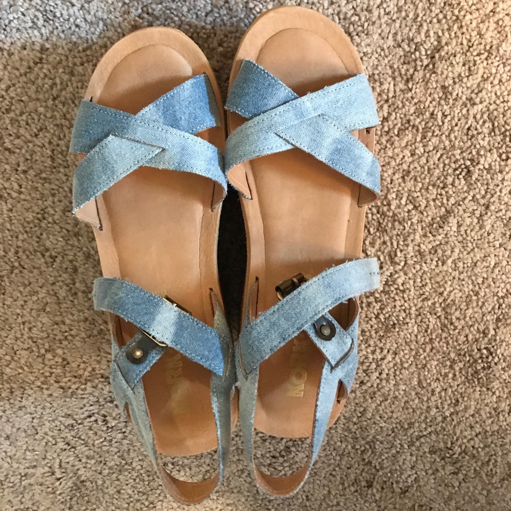 Free People Korkease Platform Sandals