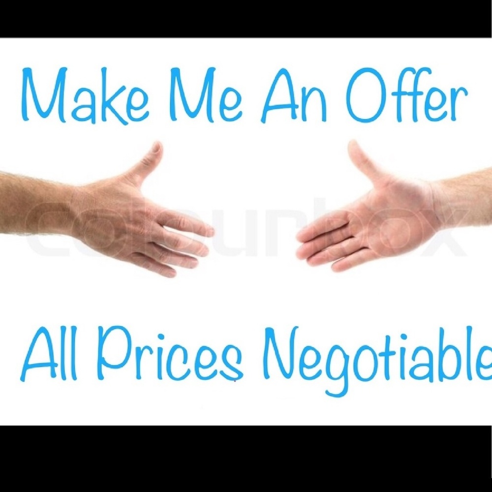All prices are negotiable