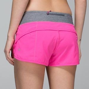 Pink Lululemon Shorts