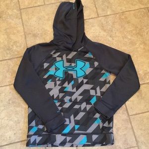 Boys Under Armour hooded sweatshirt size youth L