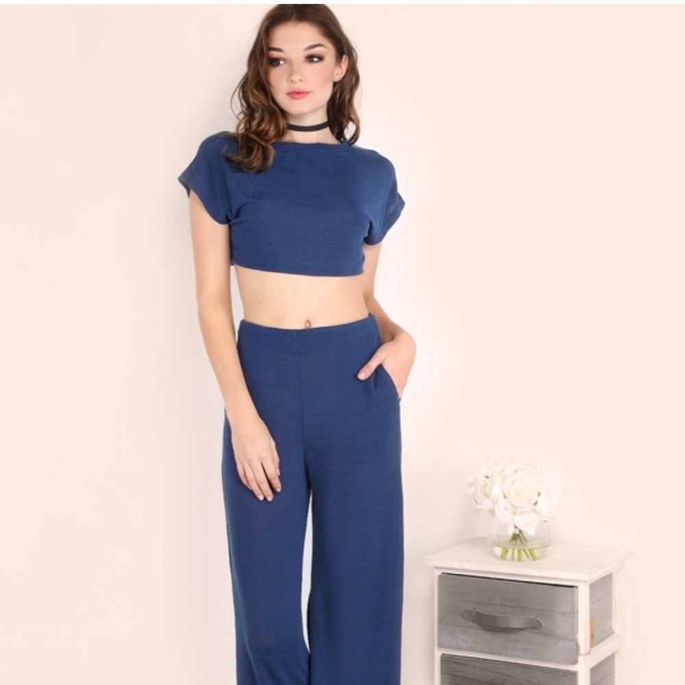 Navy blue co-ord set purchased from gojane.com