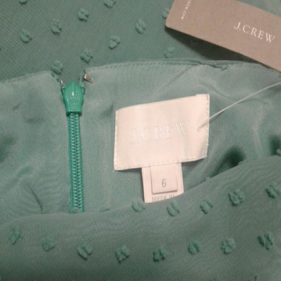 J. CREW dot chiffon dress - Picture 2 of 2