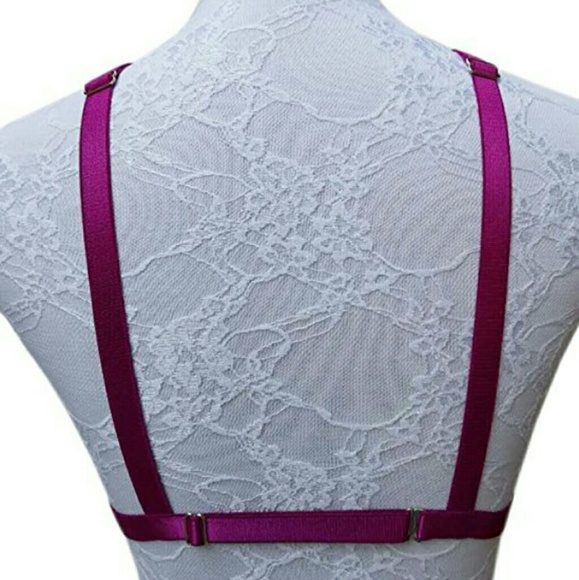 Fuscia Double Pentagram Harness - Picture 3 of 3