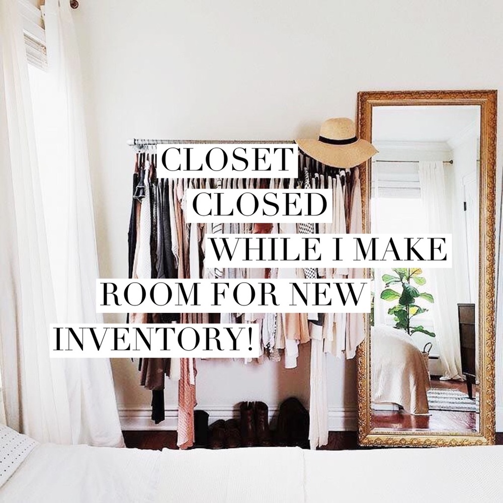 I'm clearing out items to make room for new ones!