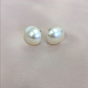 Vintage Pearl Bauble Earrings