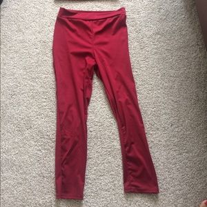 Two piece burgundy set