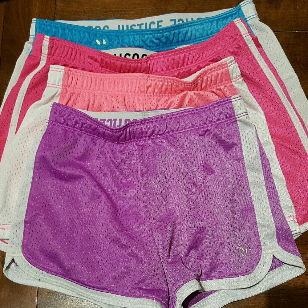 Justice bundle Szes 8,10, &14 jogging shorts