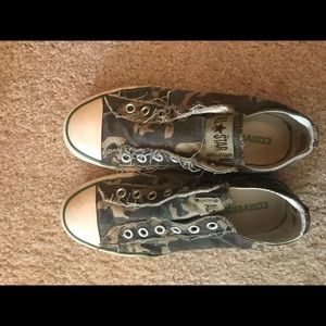 Women's camo converse