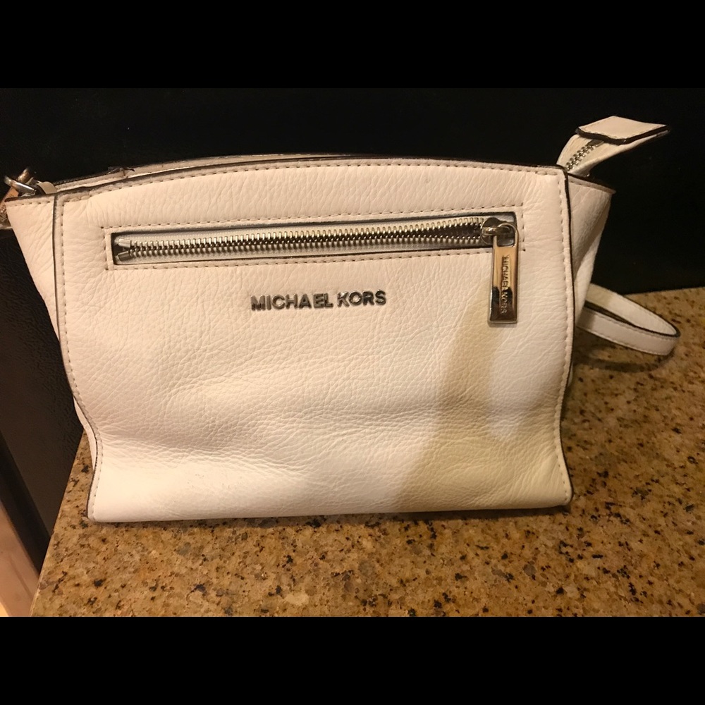 Michael Kors white Crossbody purse