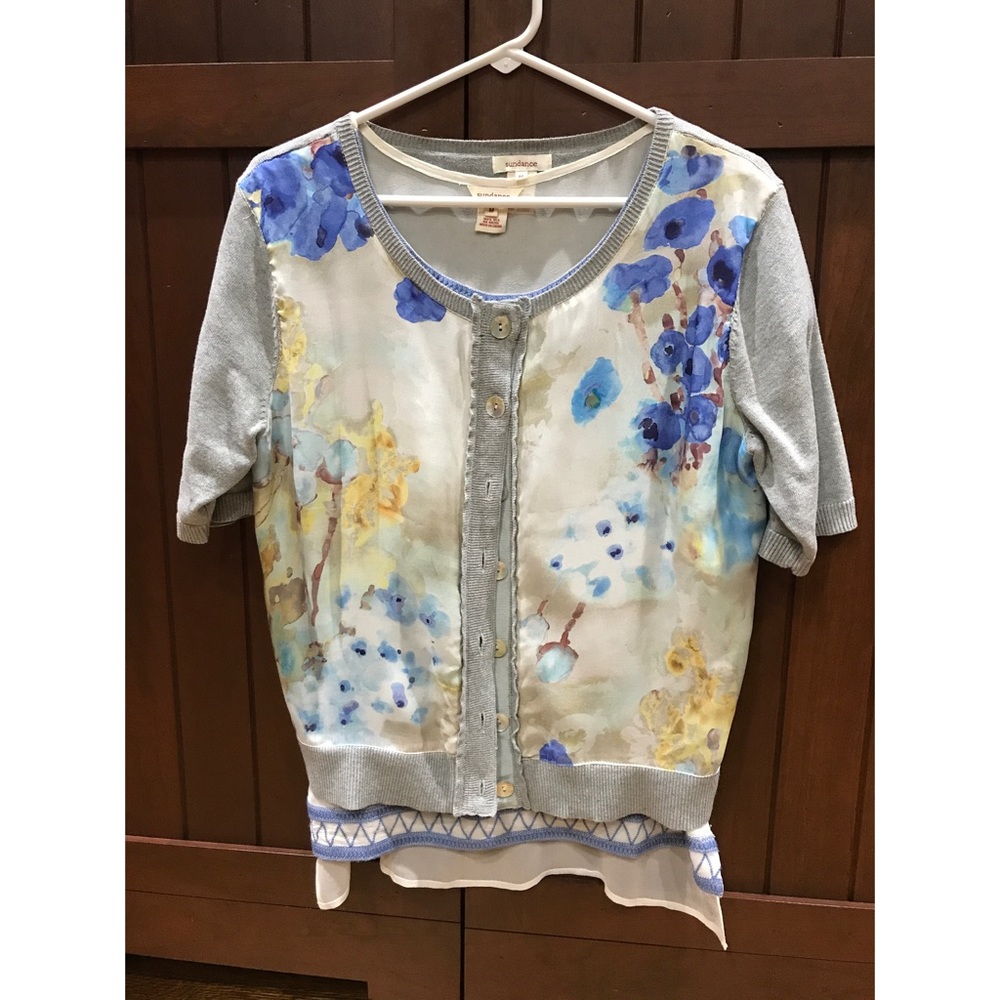Sundance sweater and blouse.
