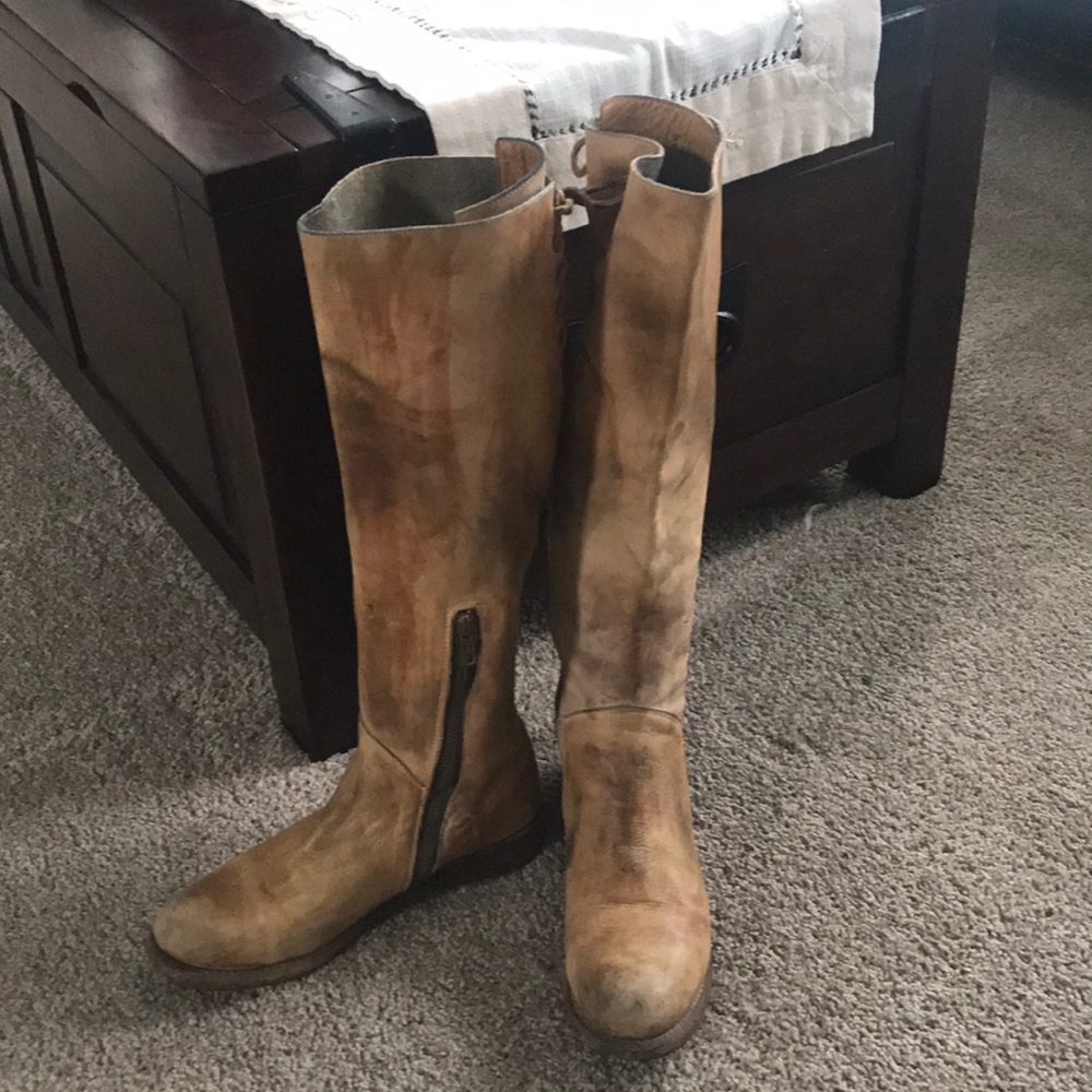 Bedstu Manchester Tan Rustic Size 8.5