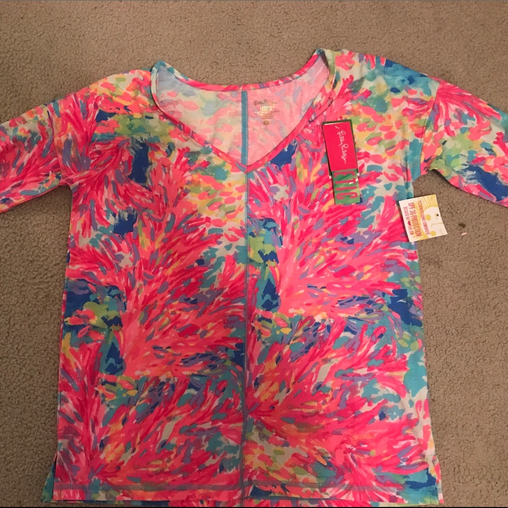 Lilly Pulitzer luxletic shirt. Long sleeve