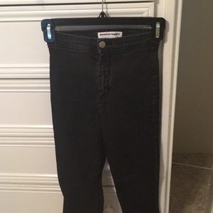 Black Skinny American Apparel Jeans