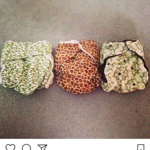 Cloth diapers, handmade
