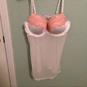 Cream and Pink XL chemise