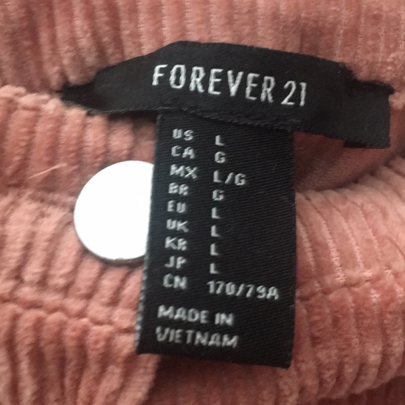 Forever 21 Corduroy Button Skirt - Picture 4 of 4