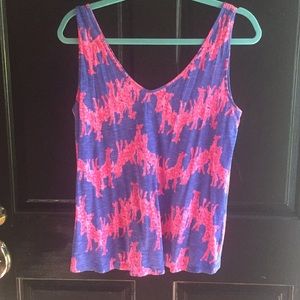 Lilly Pulitzer V Neck Tank Top